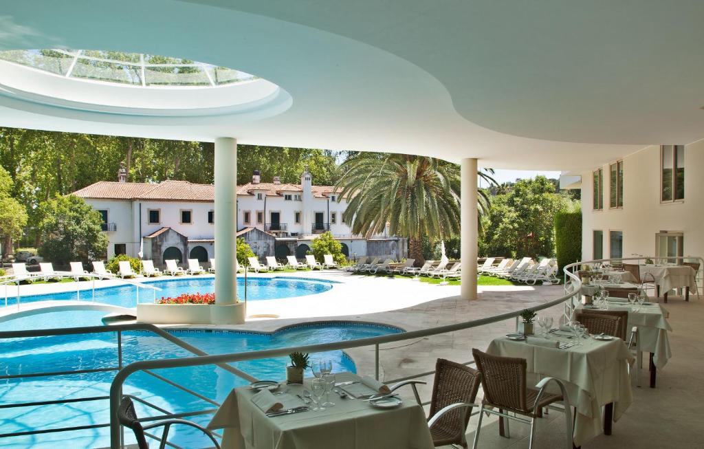 Piscina Restaurante Hotel Dos Templarios Tomar